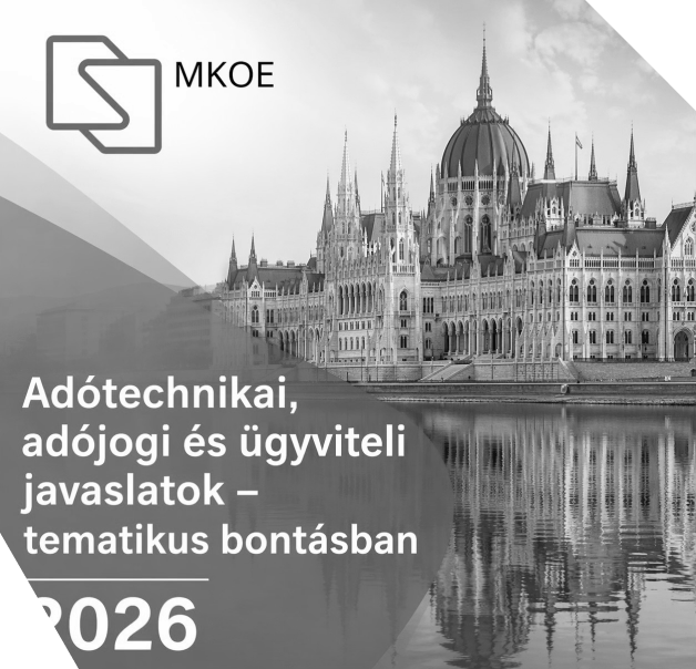 MKOE adótechnikai javaslatok 2026